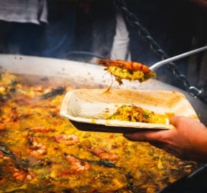 Catering van Paella Mixta op een event